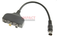 RJ825 - Connector From TV out to S-VIDEO Composite Video and Digital Audio