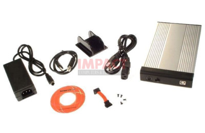 IMP-220325 - 3.5" USB 2.0 Aluminum Sata HDD Enclosure Silver