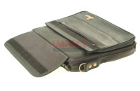 IMP-05S - Leather Laptop Carrying Case 11.5 X 10.5 X 3.0 Inches