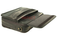 IMP-11D - Leather Laptop Carrying Case 14.5 X 11.5 X 5 Inches