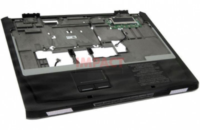 XM081 - Palmrest Assembly, Includes Media Button Board, Gaming LCD, and Touchpad