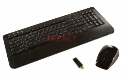 Wireless Keyboard And Mouse Bundle With USB Adapter