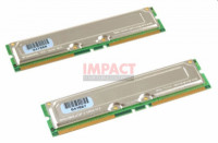 MR16R082GBN1-CK8 - 512MB (Kit 2 X 256MB) Rambus Memory Module