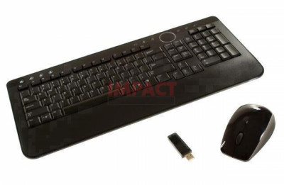 Wireless Keyboard And Mouse Bundle With USB Adapter