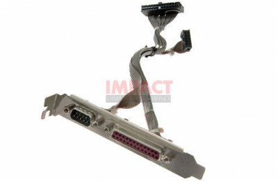 384445-001 - IO Assembly, SER/ Par, with Bracket