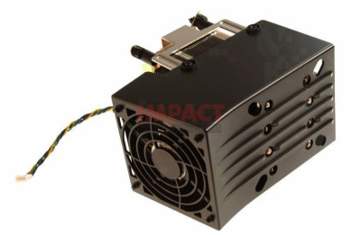 W041K - Heatsink and Shroud Assembly, Includes Rear CPU Fan