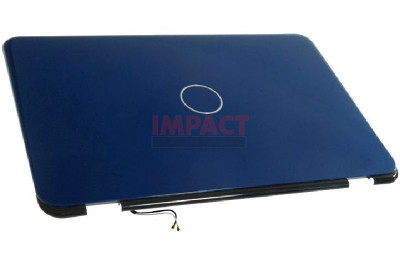 DGV6W - LCD Back Cover, Peacoca Blue, Wlan Only, with L+F Hinge Bracket Molded