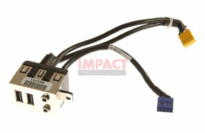 444590-001 - Front I/ O USB Audio Panel With Cable