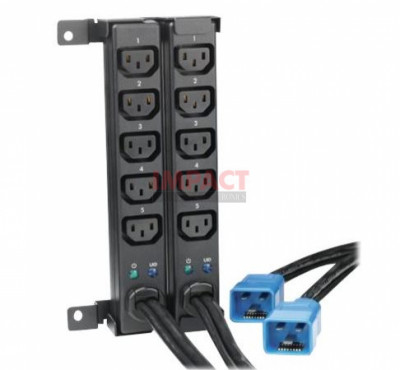 5XC13 Outlets Power and UID Leds Pair Standard Extension Bar