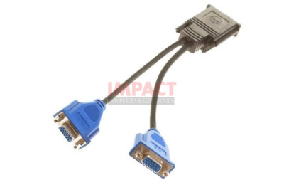 DVI to Dual VGA Adapter