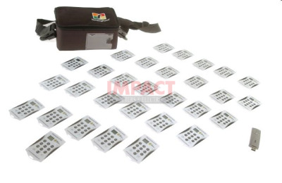 KIT Receiver 30 RF LCD Response Card AND Carry Case