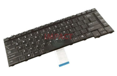 V000120250-RB - Keyboard, US, Black