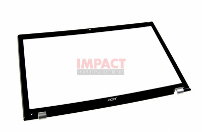 LCD Front Cover, Black with Grey Hinge Covers