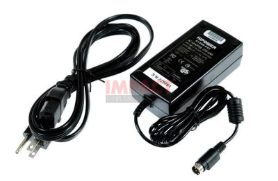 AC Adapter With Power Cord (12V/ 3.33A/ 4-PIN DIN)