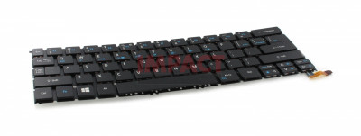 Keyboard AU2P/ AU2P (Black) US International Backlit