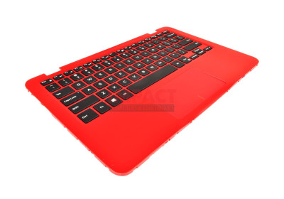 54RJ3 - Palm Rest Assembly with Touch Pad (Red)