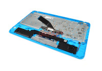 905569-001 - Top Cover, AQUA BLUE with Keyboard SNOW WHITE US