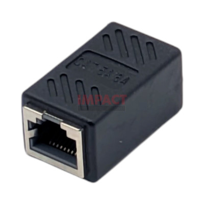 IN-LINE COUPLER, Enhanced CAT.5, UTP, RJ-45/RJ-45, T568A/B
