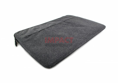 Protective Sleeve ABG7I0 Dual Tone Light Gray With Front Pocket