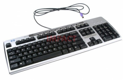 PS2 Keyboard (Carbon Black/ With Silver Key Bezel English)